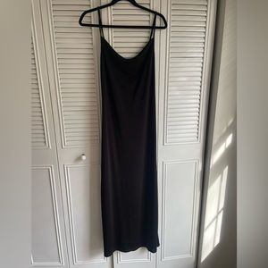 Black maxi free people dress